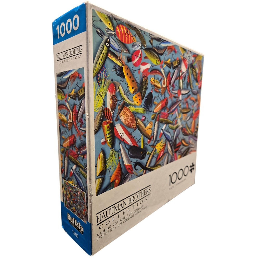 BUFFALO GAMES Hautman Brothers Collection A‎ Luring Collage Jigsaw 1000 Puzzle